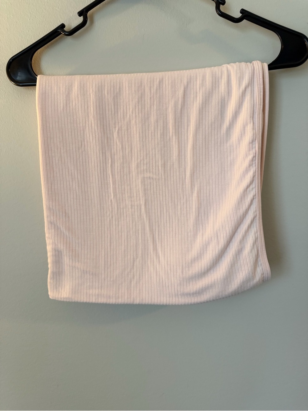 Kids Ribbed Tube Top - Light Pink